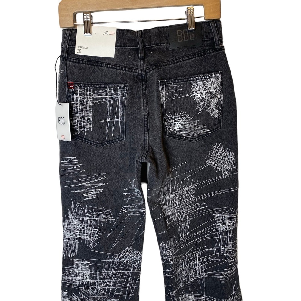 BDG Jeans 90s High Rise Bootcut Embroidered NEW size 26 Urban Outfitters - Picture 4 of 7